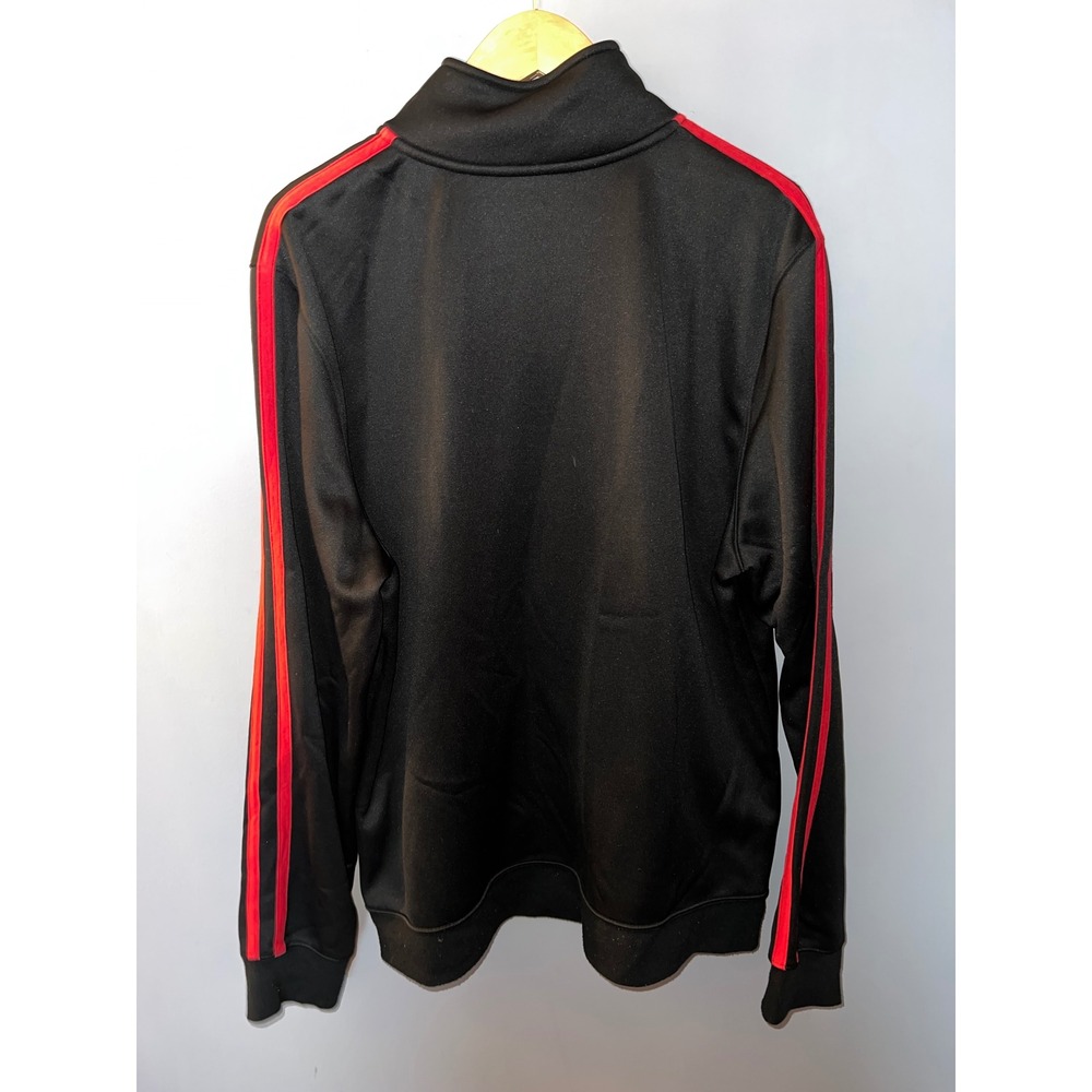 Disney Parks Disneyland Resort 2013 Track Jacket Mens Large Black Red Zip Up - Picture 3 of 4